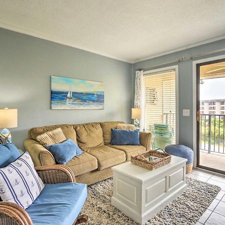 Hilton Head Ocean-View Villa Steps To Beach! Гілтон-Гед-Айленд Екстер'єр фото